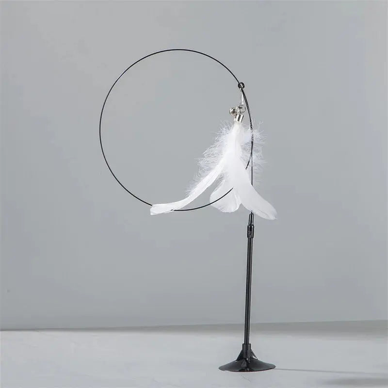 Interactive Cat Toy Handfree Cat Stick Playing Kitten Playing Teaser