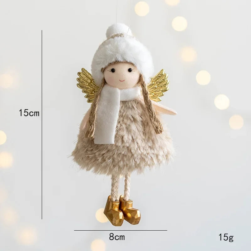 Girl With Plush Deer Antlers Christmas Tree Ornament Shop1104342847 Store