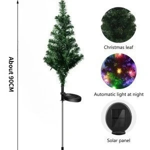 MerryRay™ – Lámpara de Árbol Festiva con Energía Solar 🌟