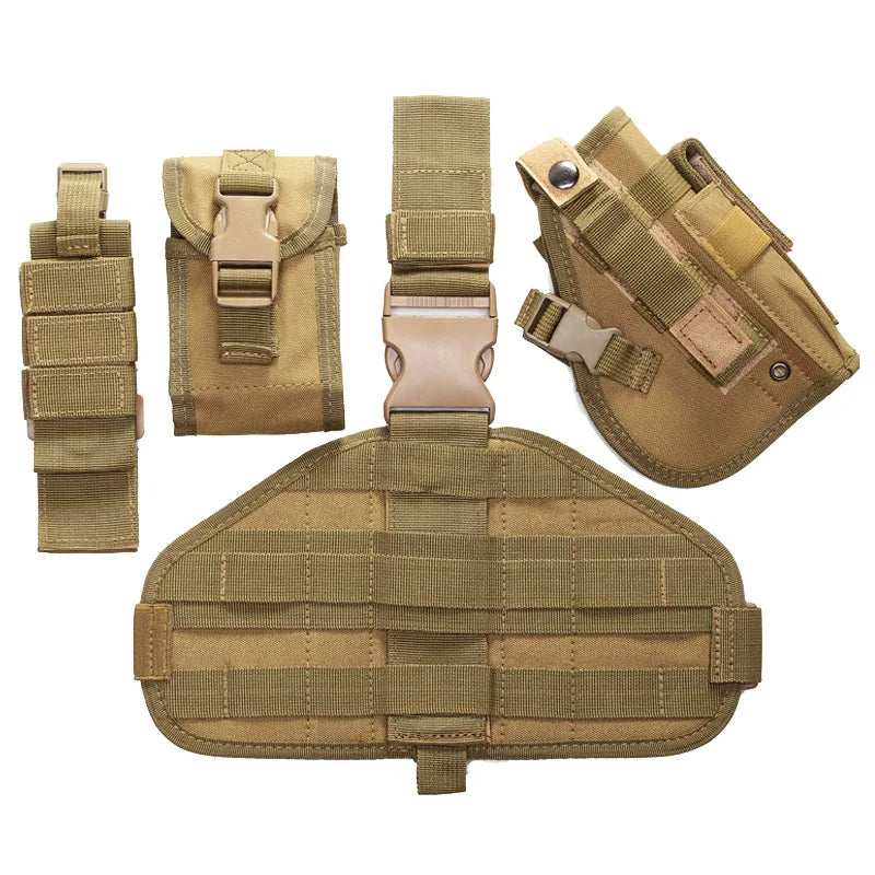 StealthGrip™ Thigh Holster 🎯 — Secure, Adjustable Tactical Carry
