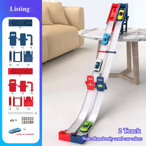 Competitive Racing Track Toy Vehicle with Alloy Car Kids Play Game for AliExpress