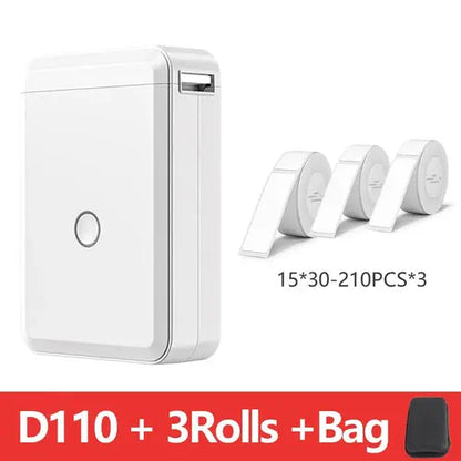 Niimbot D110 Portable Mini Printer Thermal Adhesive Sticker Label AliExpress