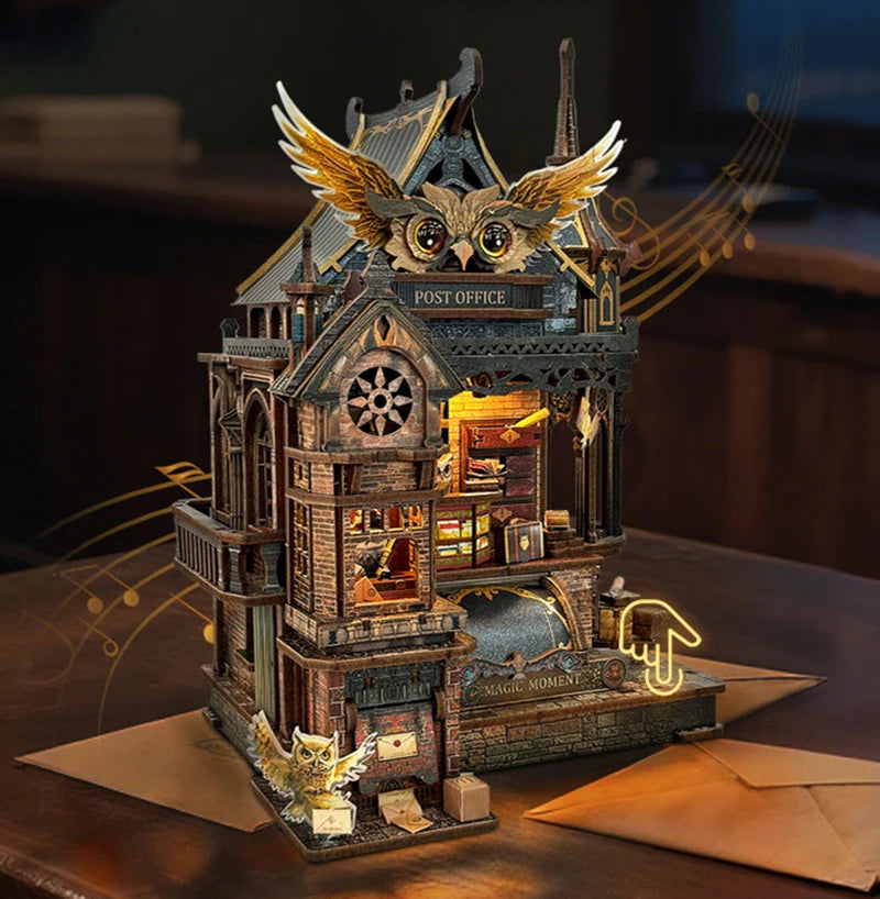 OwlPost™ 3D Puzzle 🦉✨ — Build Your Own Miniature Masterpiece