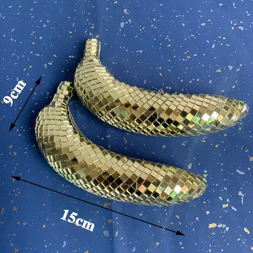 Disco Banana Apple Art Home Decoration Mirror Reflective Disco Decor AliExpress