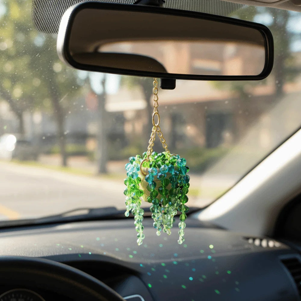 SunBloom™ Suncatcher 🌞✨ — Sparkling Plant Charm Décor