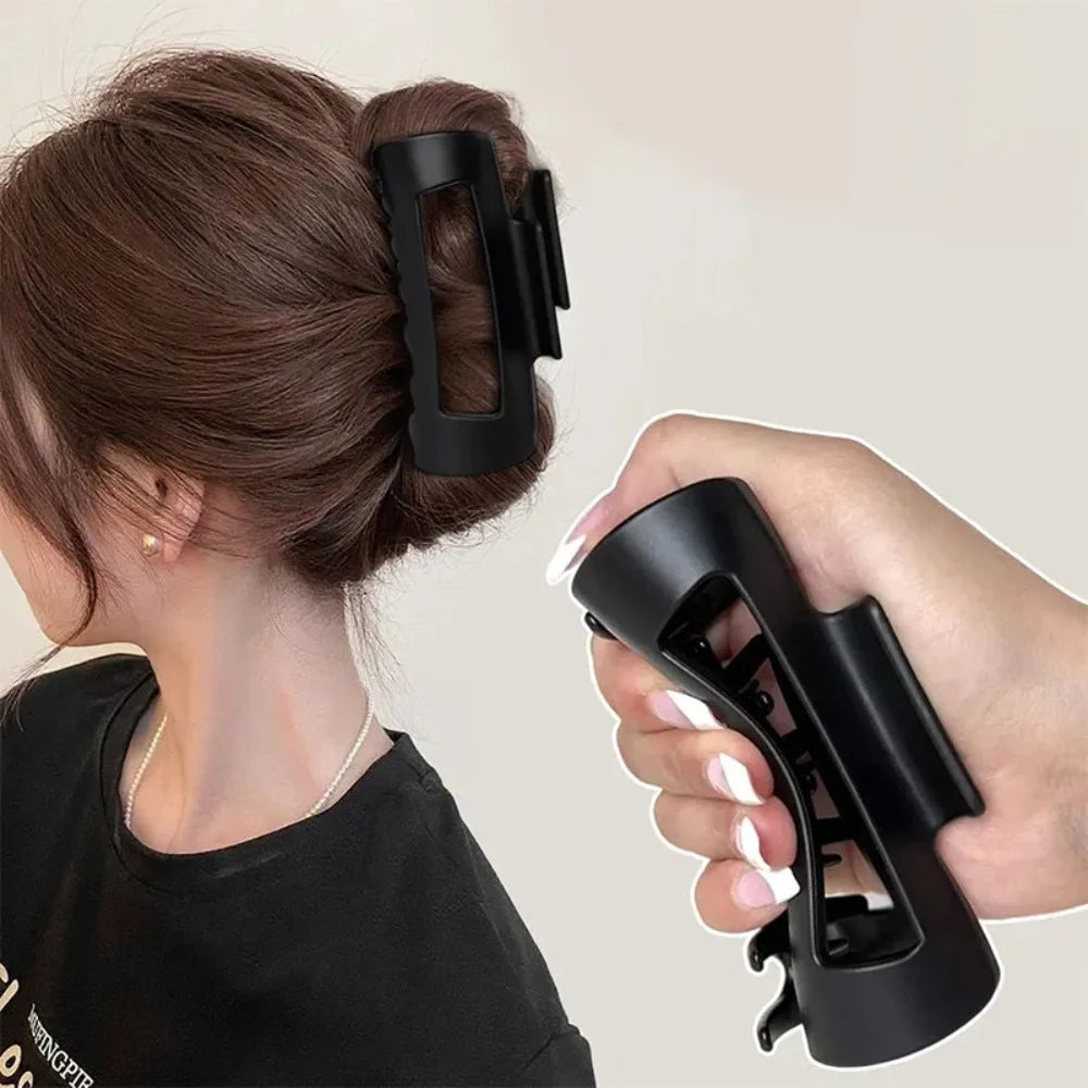 Soft Rubber Hair Clip Shark Clip Safe Soft Silicone Anti Collision Anti Fall Protect Head Hair Claws Hair Accessories for Women