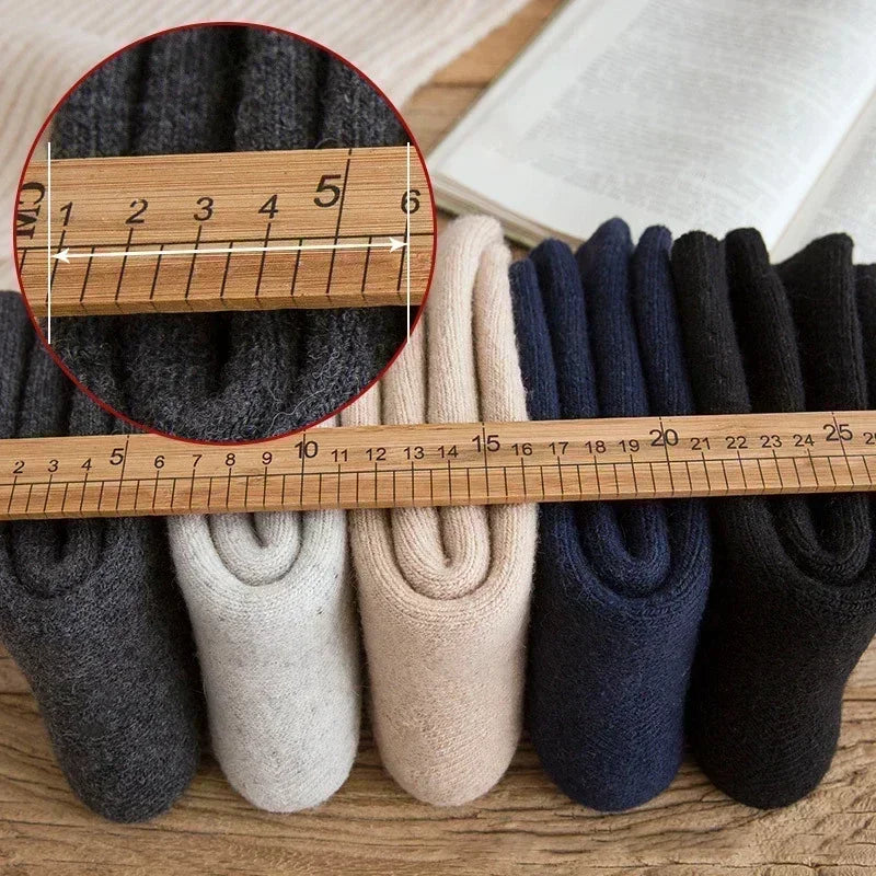 CozyCloud™ Fleece Wool Socks – Ultimate Winter Warmth