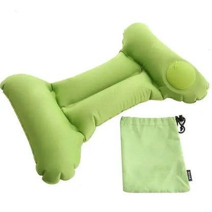 Inflatable Travel Pillow Back Lumbar Support Air Cushion Neck Waist