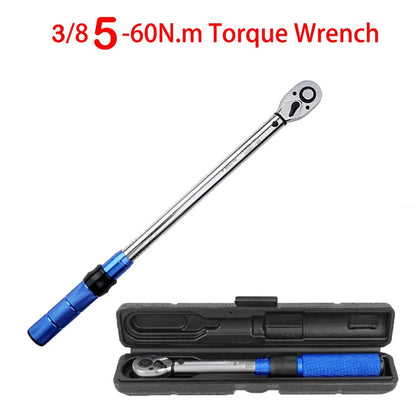 5-60N.m Torque Wrench 3/8 Inch Square Drive Torques Key ±3% High Precision Torque Wrench Professional Bicycle Automotive Tool Stone's Store