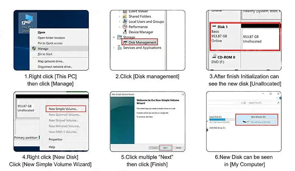 HUADISK M.2 NVMe PCIe SSD 128GB 256GB 512GB Hard Disk M2 NVMe 2280 1TB 2TB Internal Solid State Drive For Laptop Desktop SSD storage Store