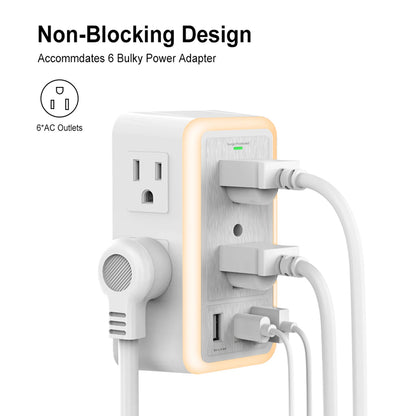 Safe Connect: Surge Protector Outlet Hub