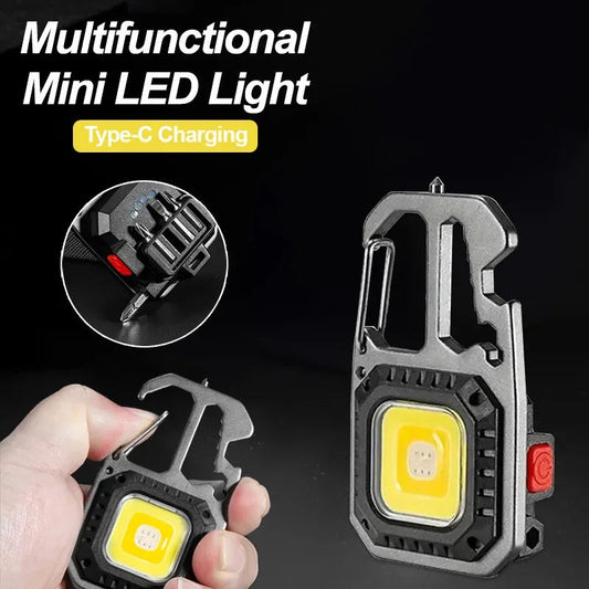 Multifunctional keychain flashlight SHINE-TALE Flagship Store