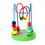 Montessori Wooden Roller Coaster Bead Maze for Toddlers Laime Store