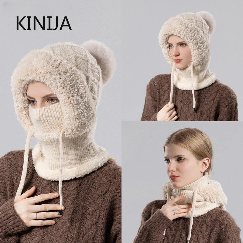 CozyChic™ 3-in-1 Winter Beanie