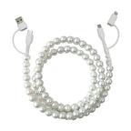 4-in-1 Beaded Charging Cable – 66W Fast Charge for All Devices!