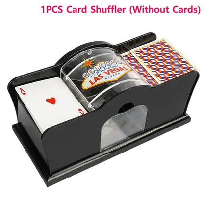 Poker Card Shuffler 23X11X11cm Board Game Hand Cranked Playing Cards AliExpress