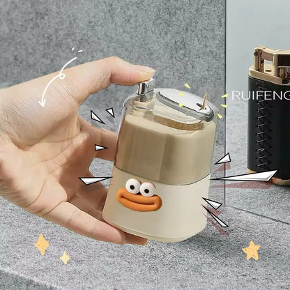 Automatic pop-up of toothpick