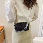 Allover Rhinestone Bucket Bag, Glitter Chain Prom Purse, Women's Mini Crossbody Bag (6.3*3.54) Inch Stone's Store