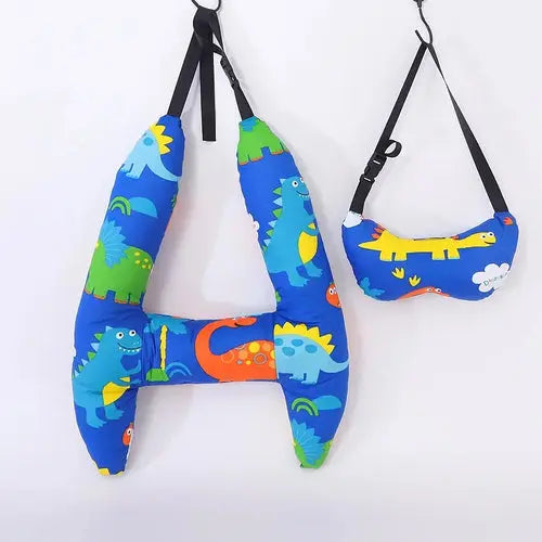 1 Set Cute Kid and Adult Car Sleeping Neck Head Support H-Shape Travel