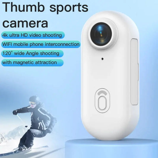 4K Action Camera FHD With Long Battery Life Video 30M Waterproof WiFi Thumb Camera Sport Action Camerahelmet Motorcycles Cam KIDKD Store