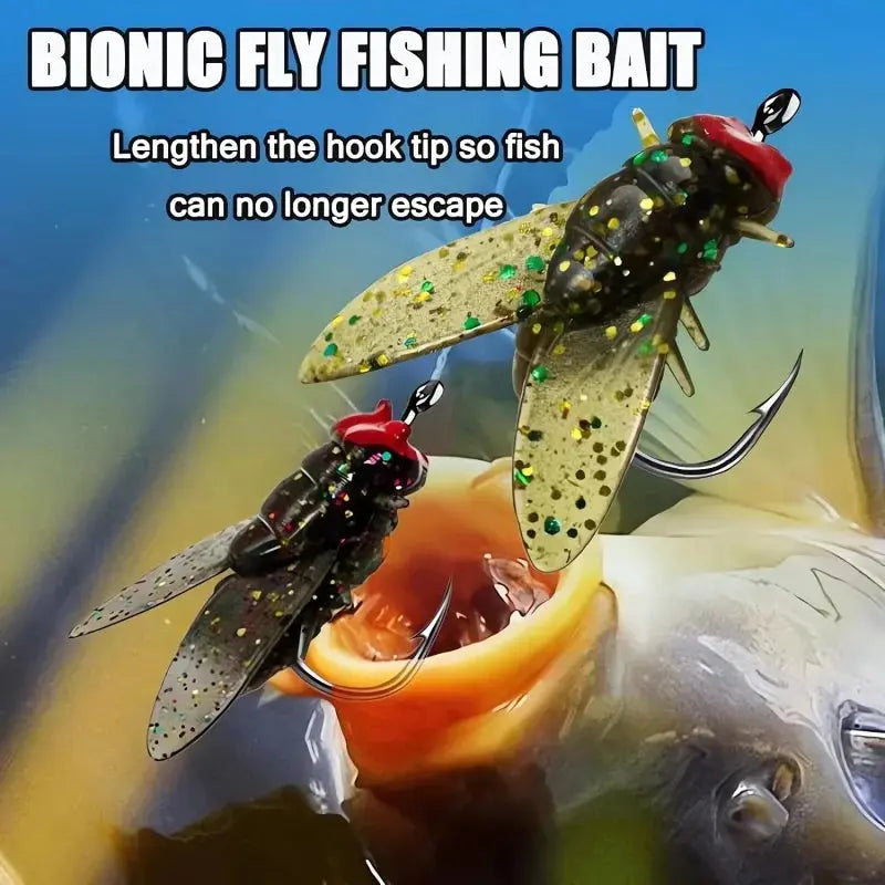 FlyLure Hooks – Realistic Flies for Big Catches! TOYO Store