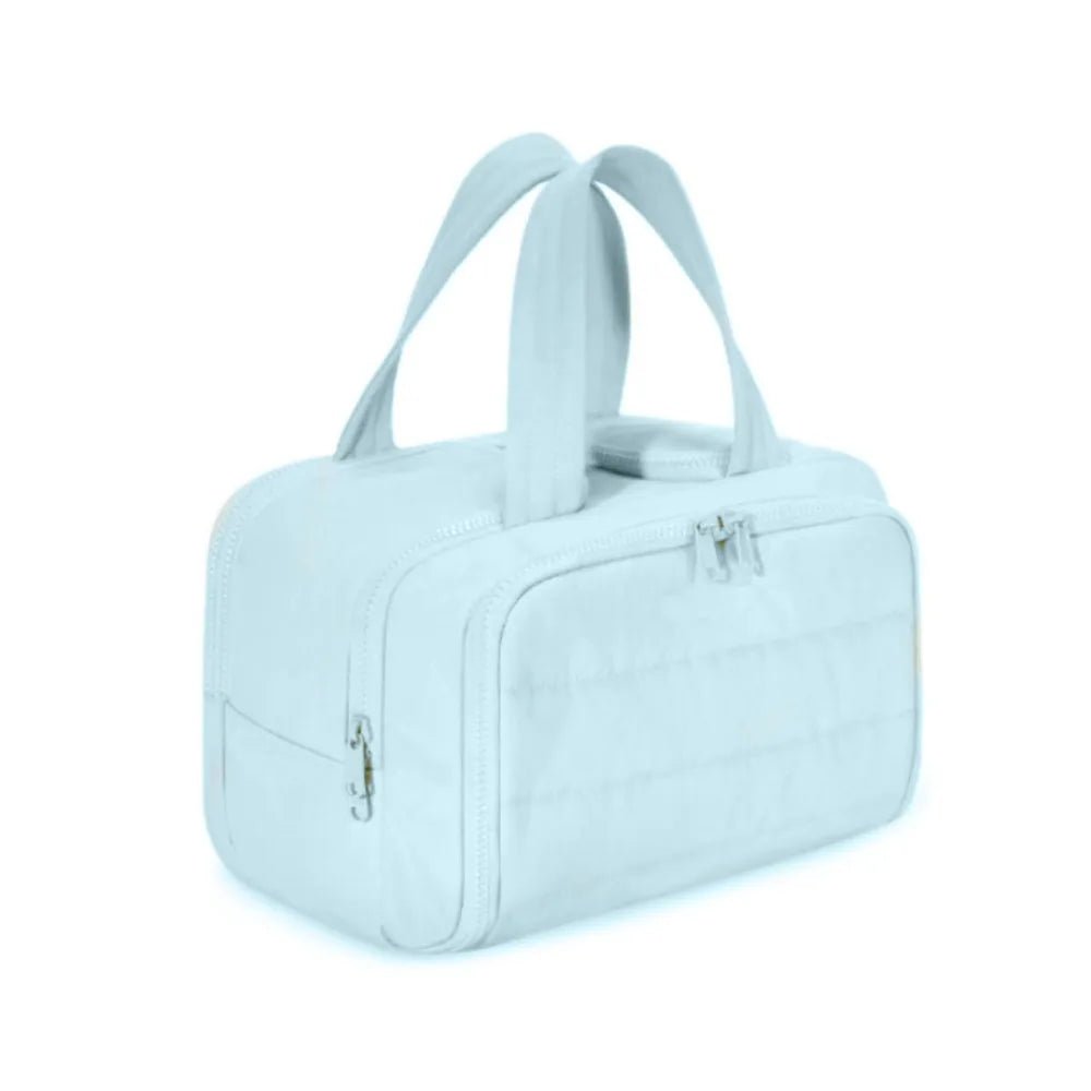Pack It All: Spacious Wide-Open Travel Cosmetic Bag