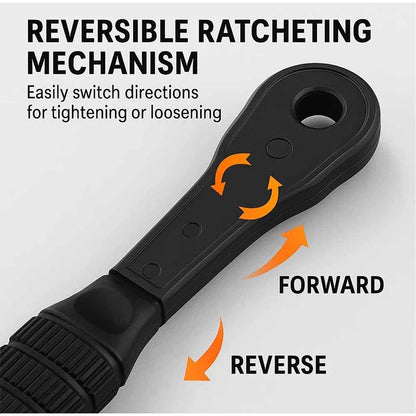 Drill Smart: 3-in-1 Chuck Ratchet Spanner