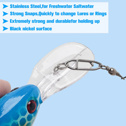QuickSnap™ Fishing Clips – Fast Lure Changes, Zero Hassle