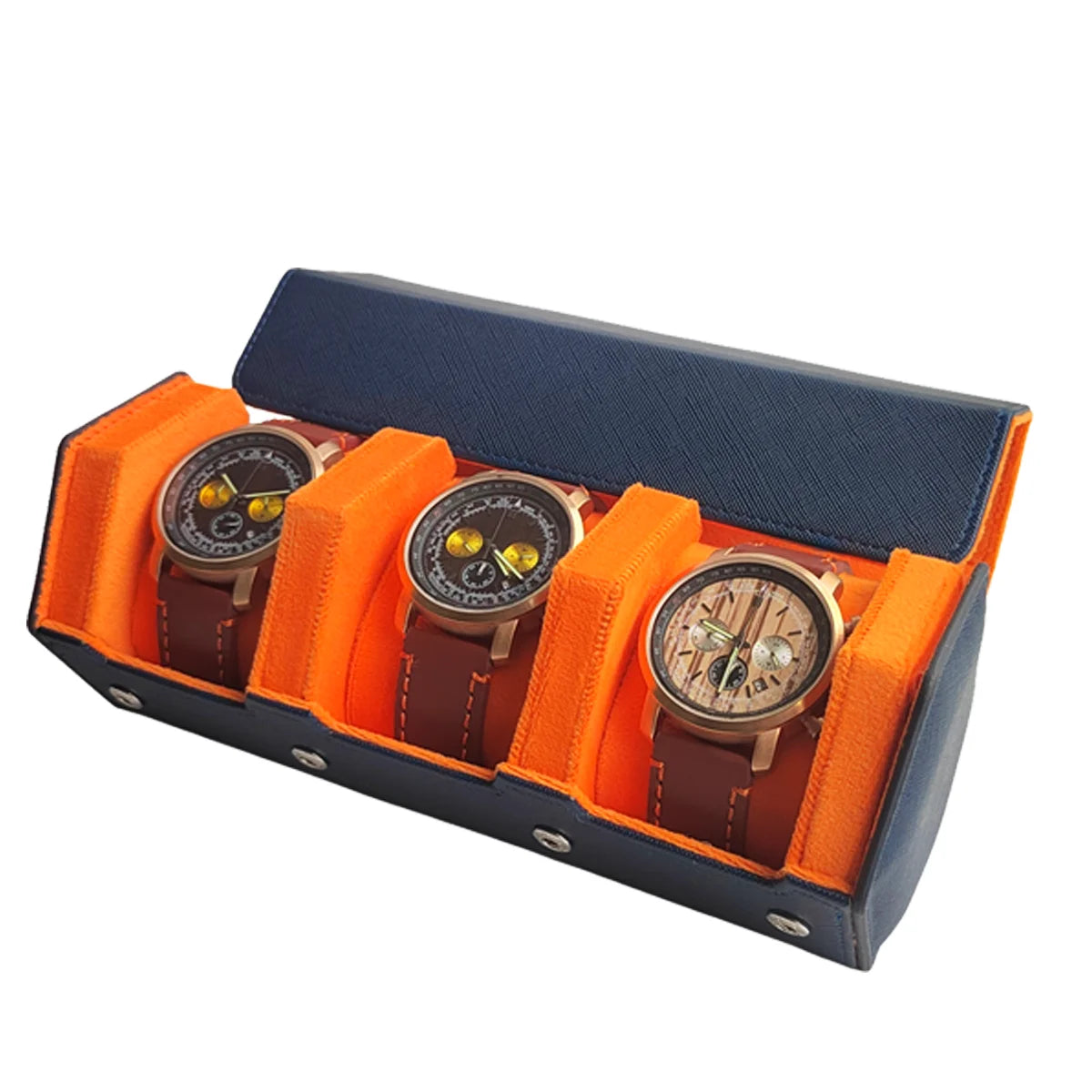 WatchGuard™ Vintage Roll Case 🛡️⌚ Protect Every Timepiece