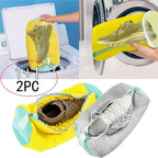 1/2PCS Washing Shoes Bag  Protector Fluffy fibers Polyester Washing Shoes Machine Friendly Laundry Bag Drying Bags Shop1102811280 Store