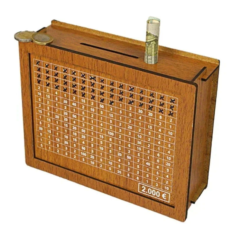 Wooden Piggy Bank Bee Store