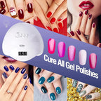 YIKOOLIN UV LED Nail Lamp 48W for Professional Saloon Fast Nail Gel Dryer With 4 Timers Automatic Sensor LCD Display YIKOOLIN Official Store