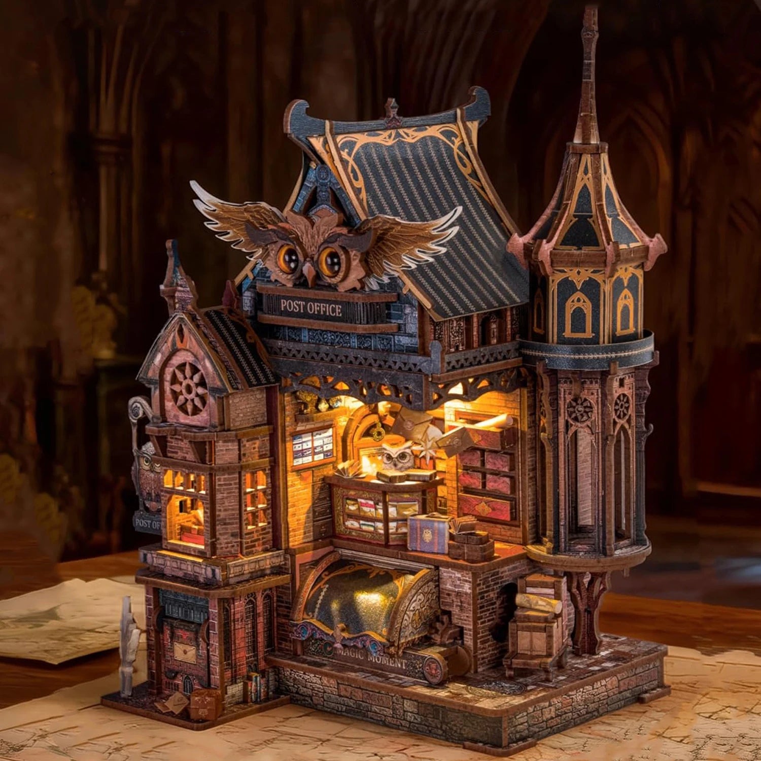 OwlPost™ 3D Puzzle 🦉✨ — Build Your Own Miniature Masterpiece