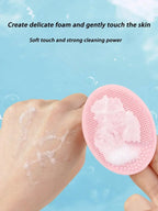 3PC Soft Silicone Face Brush Cleanser and Massager Manual Facial