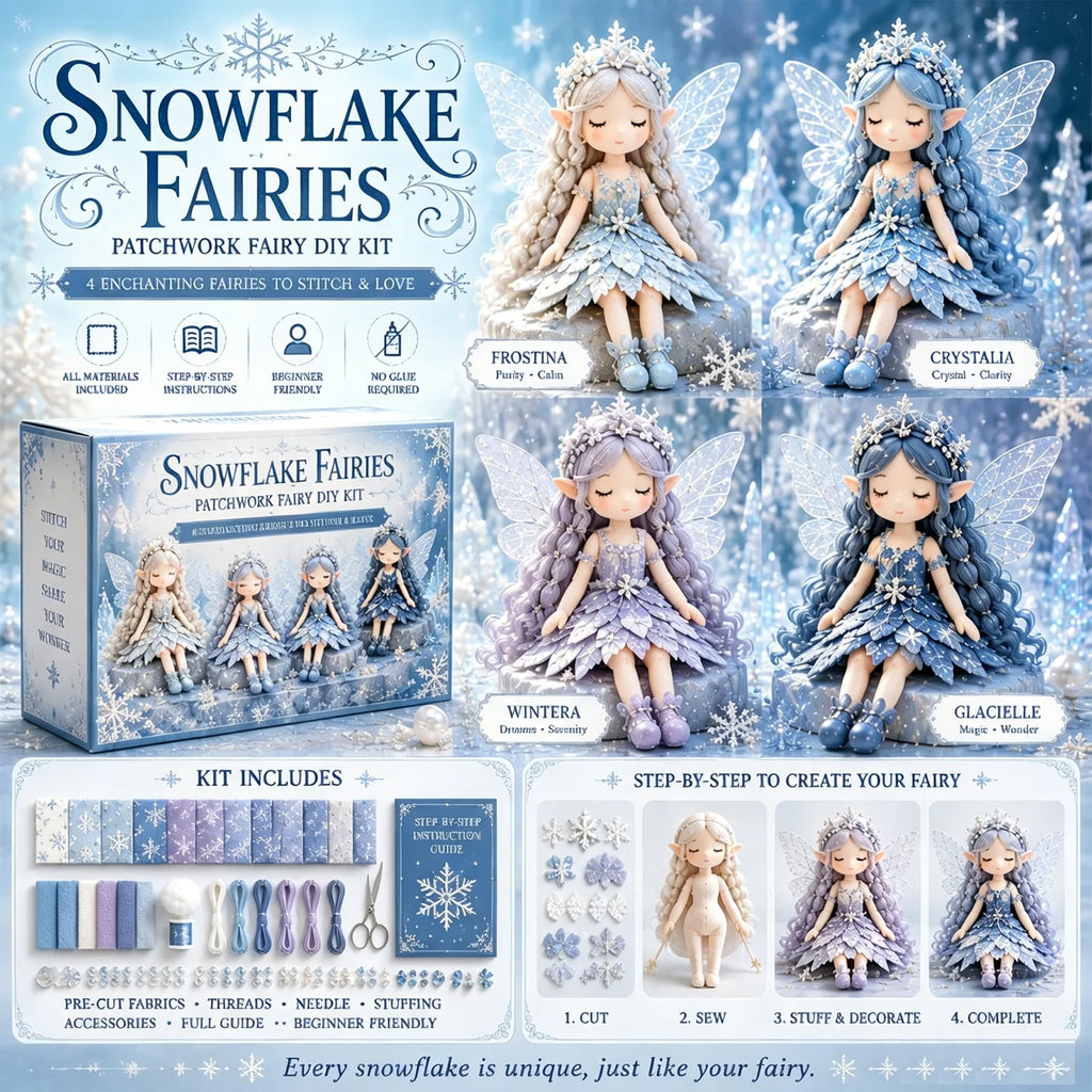 FairyStitch™ DIY Kit 🧚✨ — Create Magical Patchwork Art