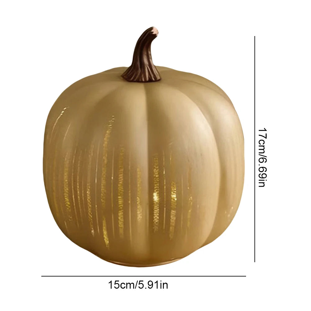 Calabazas Crepusculares – ¡Decoración de Halloween Escalofriante y Brillante!