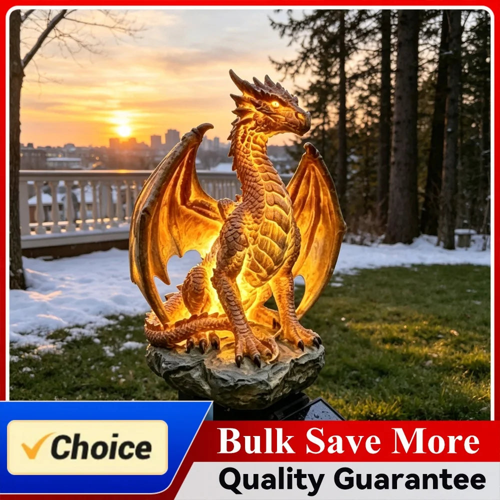 DragonGlow™ Solar Statue 🐉✨ — Ignite Your Garden with Fantasy