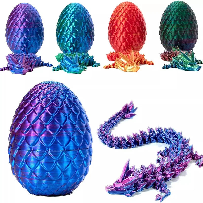 FlexiCrystal Dragon: 3D-Printed Magic in Motion Creatinglife Store
