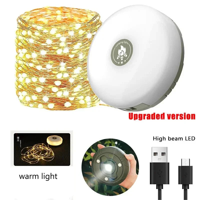 Glow Anywhere: Magnetic String Lights for Instant Ambiance! Stone's Store