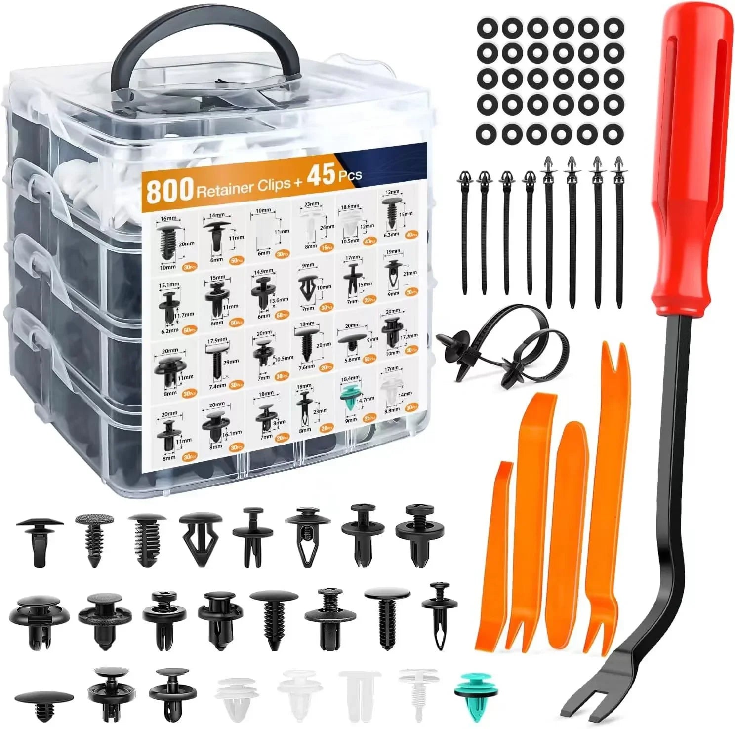 725-Piece Car Clip & Fastener Kit – Ultimate Removal & Replacement Tool! Car Speciality Supplies Store