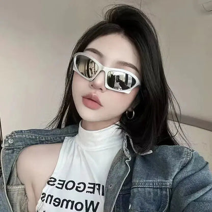 Cyberpunk Y2K Sunglasses Women Sport Sun Glasses Men Sports Goggles AliExpress