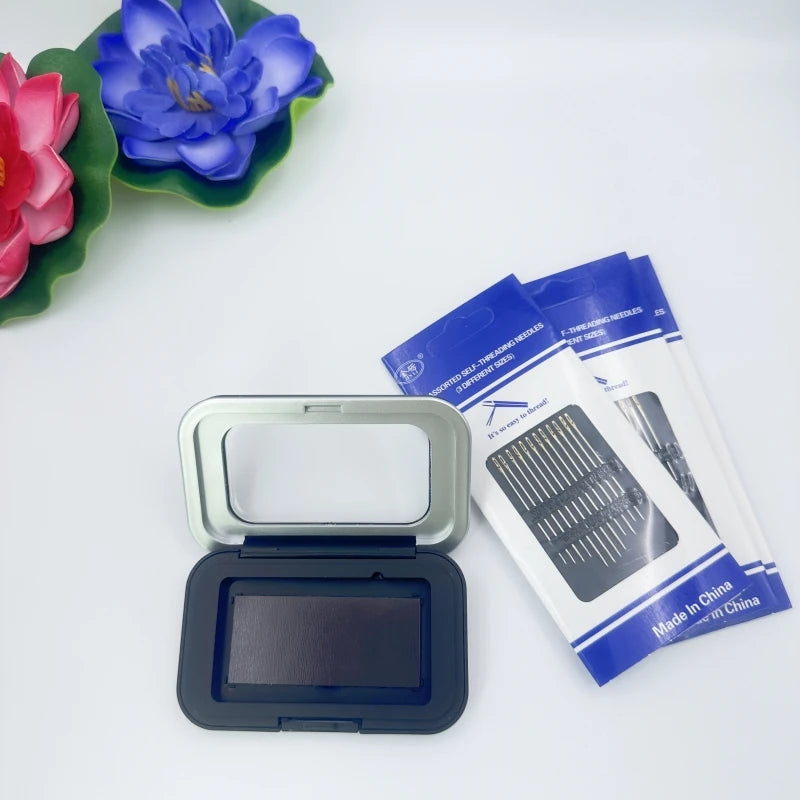 Magnetic Sewing Needles Holder Black Rectangle Sewing Needle Storage AliExpress
