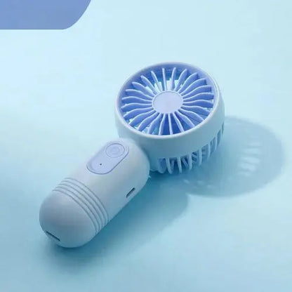 Mini Handheld USB Rechargeable Fan - 3 Speeds, Portable & Lightweight