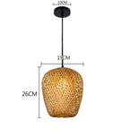 Bamboo Dome Pendant Lamp LSZM Lighing Store