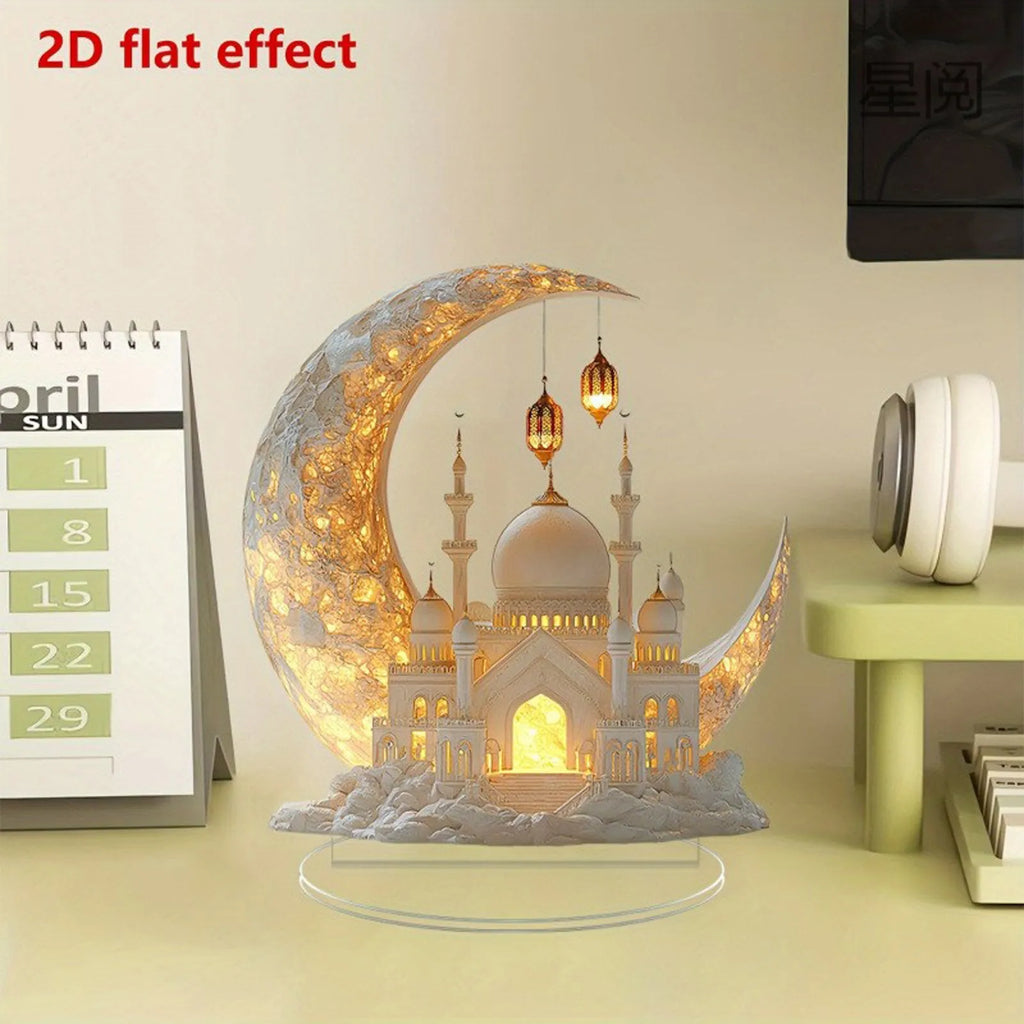 NoorGlow™ Mosque Moon Lantern 🌙✨ Light Up Ramadan Nights