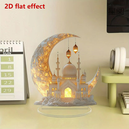 NoorGlow™ Mosque Moon Lantern 🌙✨ Light Up Ramadan Nights
