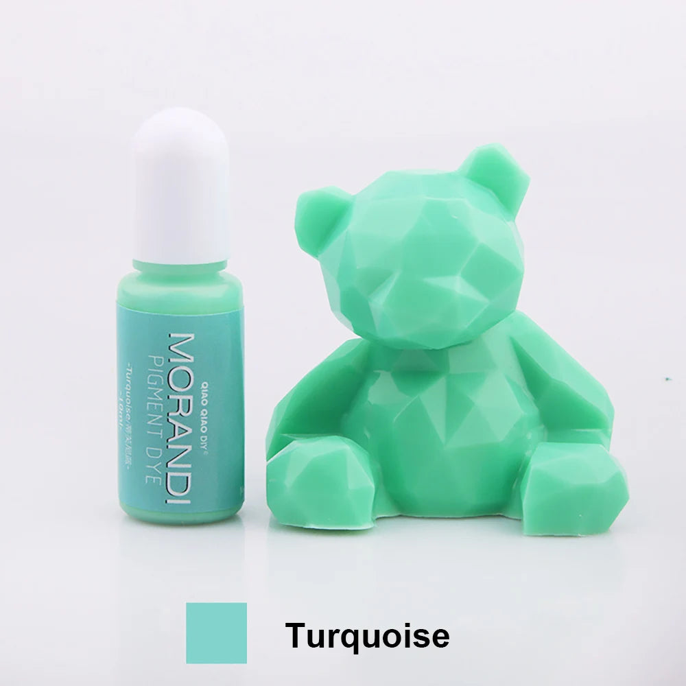 For fun 10ML 24Colors Resin Pigments DIY UV Epoxy Resin Crafts Morandi Dye Ink Colorant Jewelry Making Supplies Tools