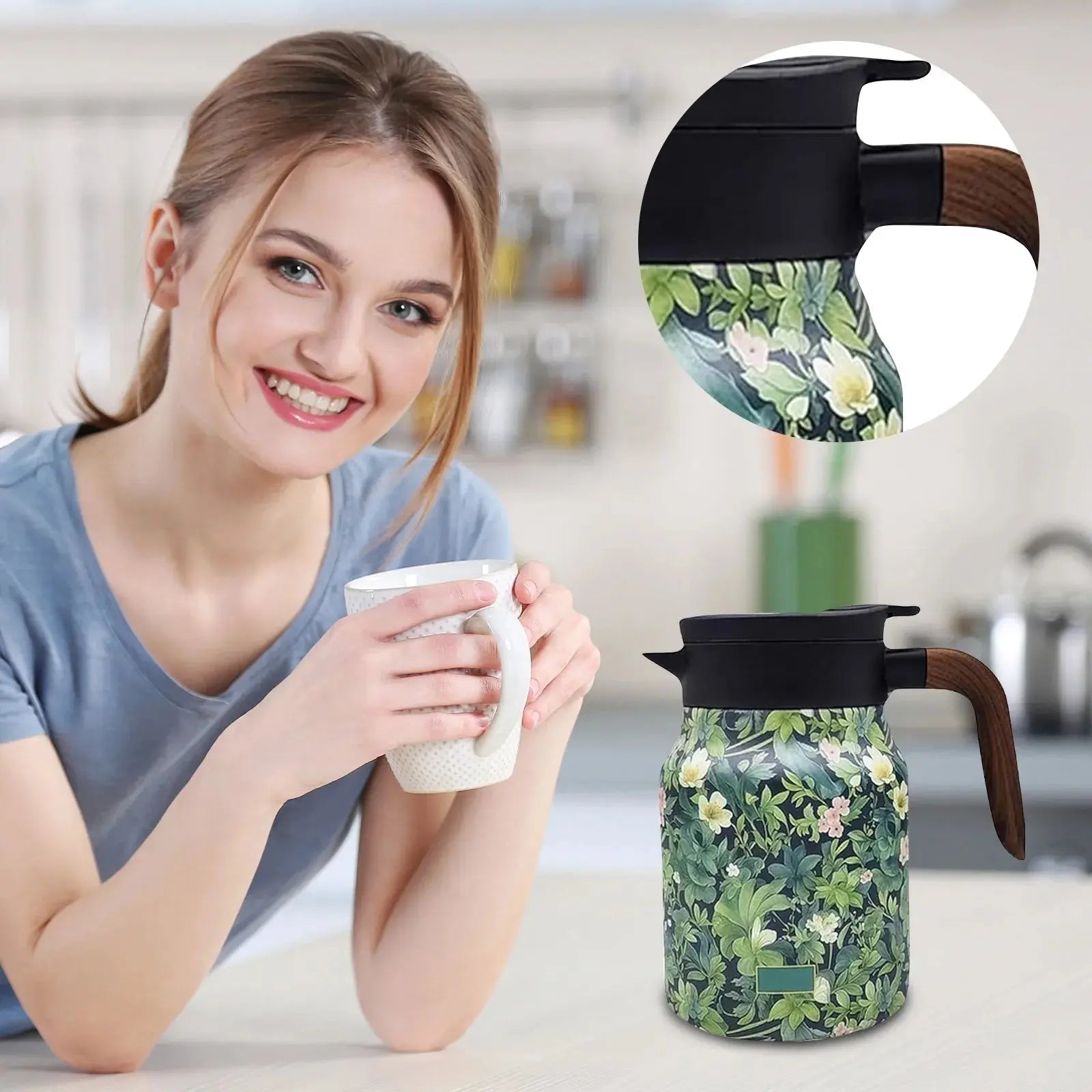 FloraBrew – Elegant Tea Thermos with Infuser! Shop1102989480 Store