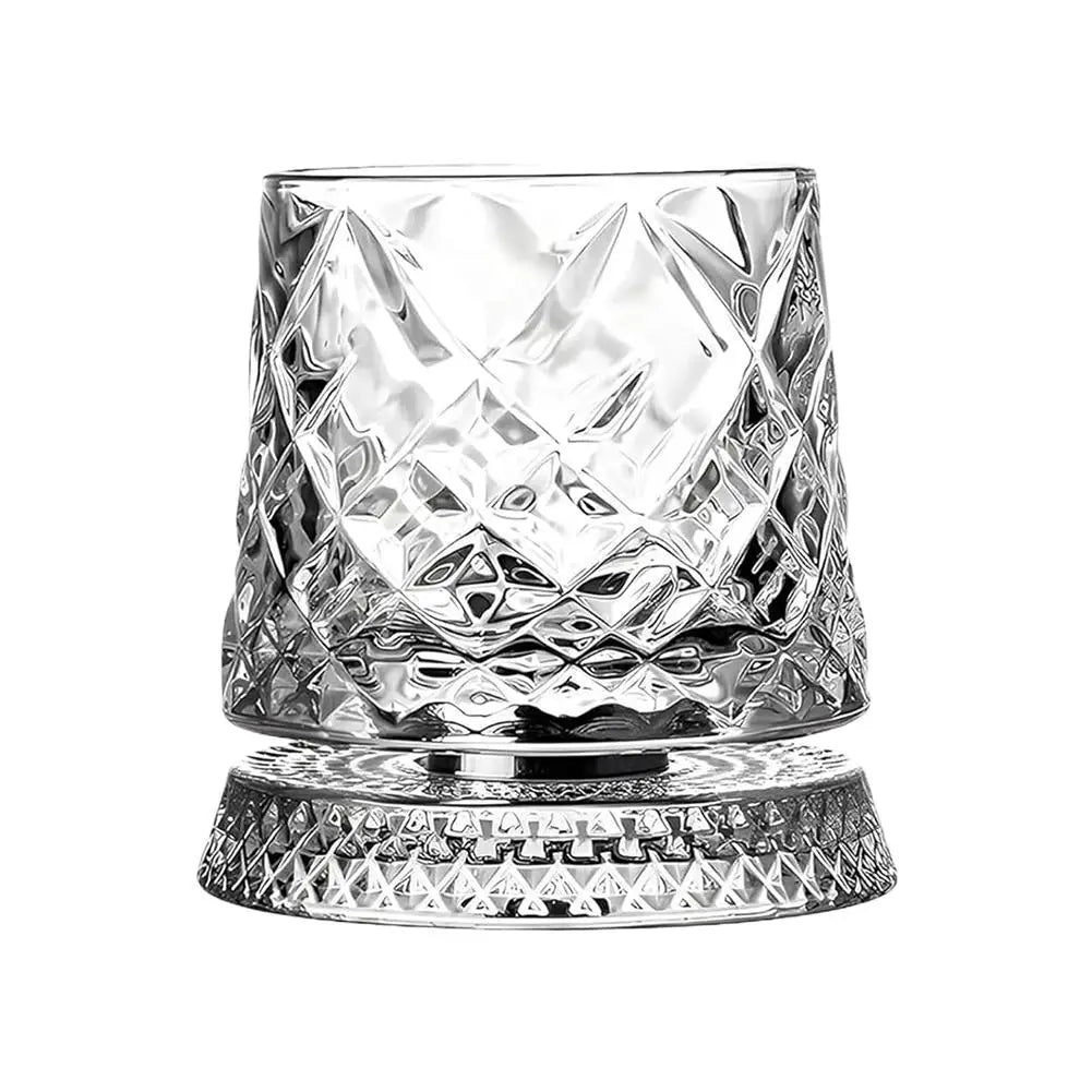 SpinSip™ Whiskey Glass 🥃✨ — Smooth Swirl, Rich Flavor