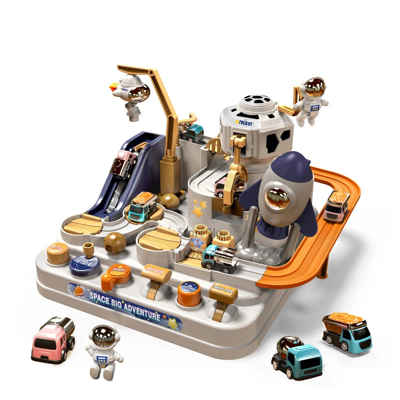 Racing Rail Car Model Space Aerospace Animals Educational Toys AliExpress